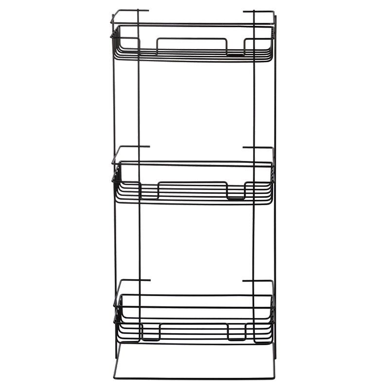 Полка д/ванной 3-х ярусная SCAFFALI 109116 (29,5*12,5*66см) полимерн. покр. Скр.