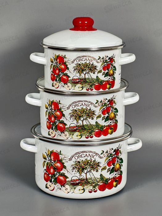 Набор "Organic" 2-3214/4 (3к:2,0/3,0/4,0) белый Маг