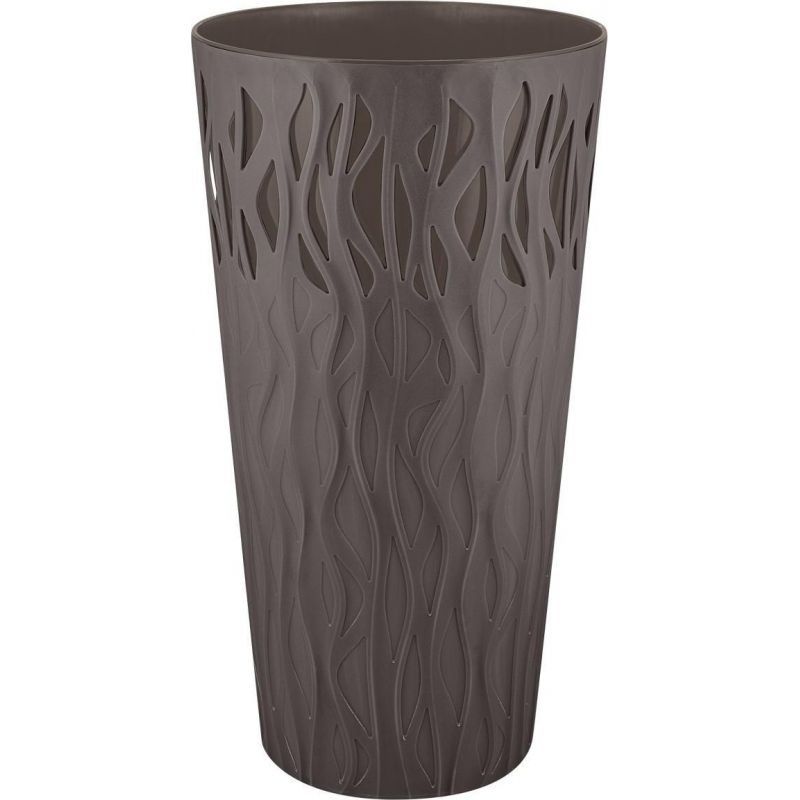 Горшок д/цв. "InGreen Winds" 40 л. d340 ПЦ6522А с дренажной вставкой 18,7л. (антрацит)