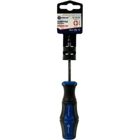 Отвертка крест. PZ 1*75мм 646-409 Ultra Grip КОБАЛЬТ CR-V, двухкомп. рукоятка Отвертка крест. PZ 1*75мм 646-409 Ultra Grip КОБАЛЬТ CR-V, двухкомп. рукоятка