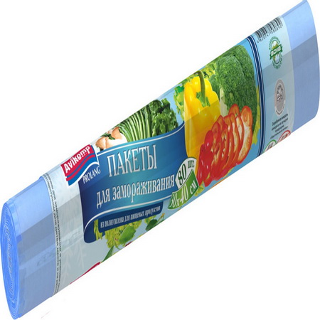 Пакеты д/заморозки 30*40см Авикомп & Аккуратъ PR 0892 80шт./рул. 28384 (голубые)
