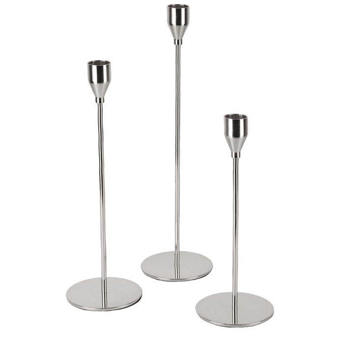 Подсвечник 9940013 (набор 3шт. 32,5/27,5/22,5см.) металл, ЕНС