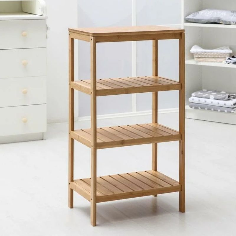 Этажерка 4-х секц. КТ-ЭО-03 №3 (бамбук)450*300*875мм