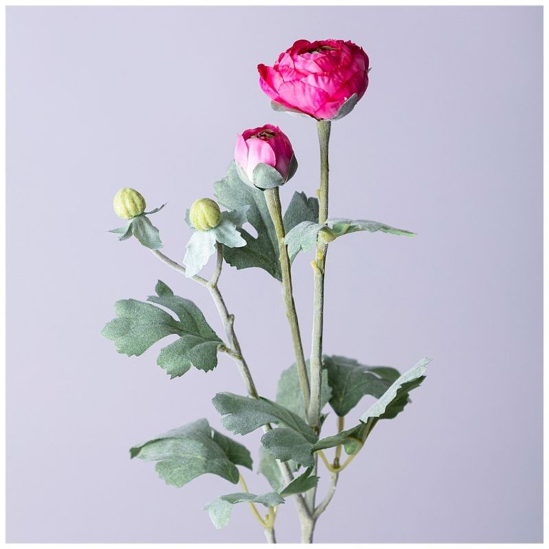 Цветок искусственный 287-516 "Ранункулюс" h=55см