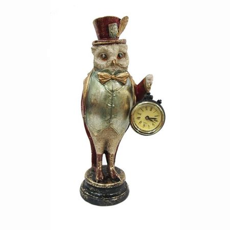 Фигурка "Сова" 745289 с часами (h=29,5см.) Р
