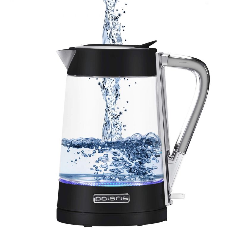 Чайник эл. POLARIS PWK 1715CGL 2,2кВт. 1,7л. Water Way Pro (диск. стекло, ) Чайник эл. POLARIS PWK 1715CGL 2,2кВт. 1,7л. Water Way Pro (диск. стекло, )