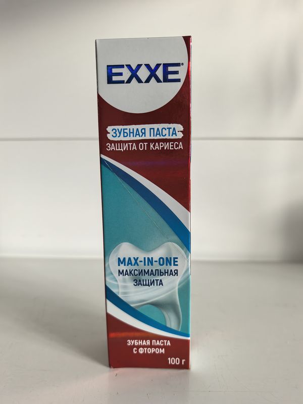Зубная паста EXXE "Максимальная защита от кариеса" Max-in-one 7362/7990/8367 100г. (Арвитекс)
