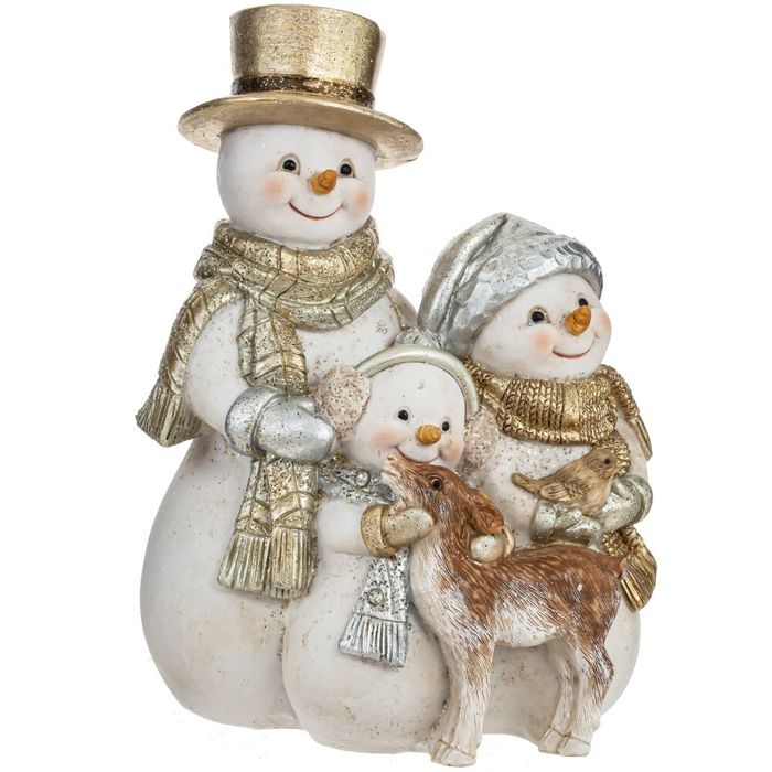 Фигурка "Снеговики" 791667 (12*9*16,5см)