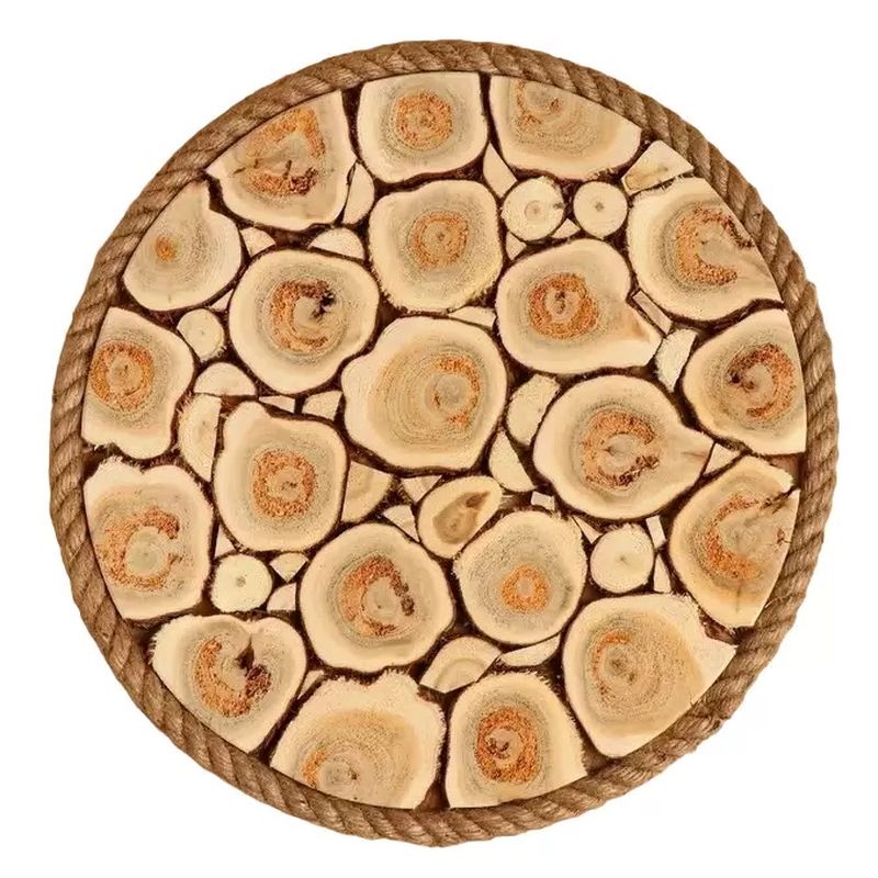 Панно Круглое Подрезное Канат 7733395 40см