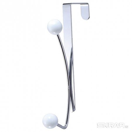 Вешалка надверная с 2-мя крючками W4240 (311853) Скр.