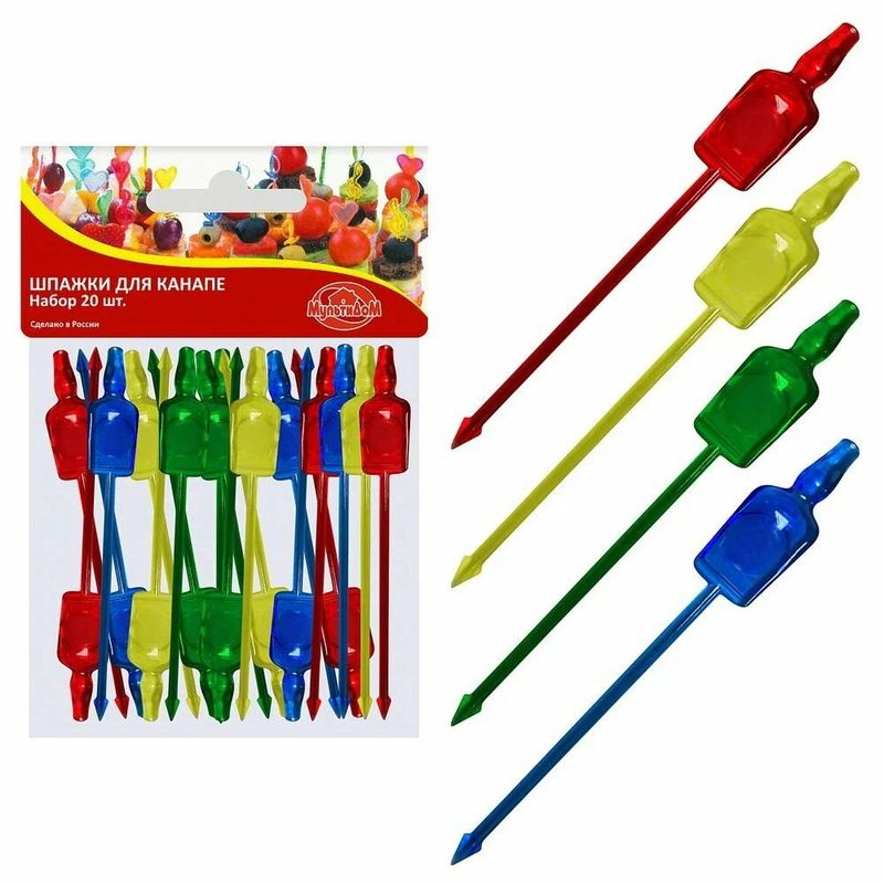 Шпажки д/канапе "Бар" МT76-109 (20шт.) Мд