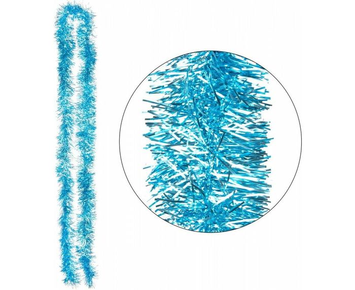 Мишура 2,0м. 6 слоев 106429 SYMTA-1623180 (голубой)СКР