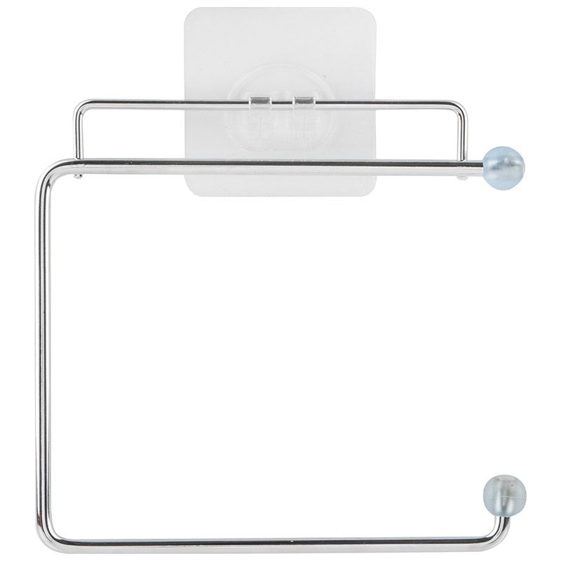 Держатель д/туалетной бумаги BASIC 110761 (самоклеющ. основа, хром.) Скр