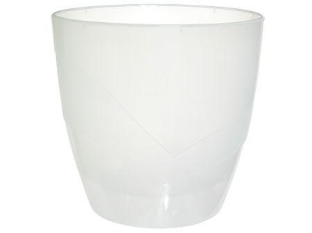 Кашпо ГРАЦИЯ 4,5л. со вставкой 0464 (прозрачное) ДП