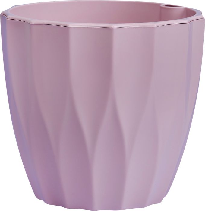 Кашпо ФЛЮТЕ 4,5л. со вставкой 1529 (льняной) ДП