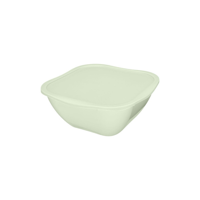 Салатник "PERFECT" 4,5л с декором БП52349 (с крышкой)