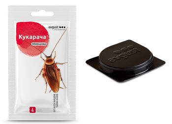 Кукарача приманка 4шт*1,5гр. (от тараканов, чешуйниц, мокриц) Август