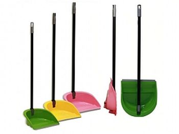 Совок ЛЕНИВКА ЛЮКС с высокой ручкой (складной) КН5196