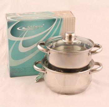 Набор посуды ГРЕТТА (4пр: 2к: 2,2/3,2л.) подар.уп. КТ04-D (115592)