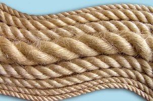 Веревка джутовая 3-прядн.  (d8мм. 10м.)