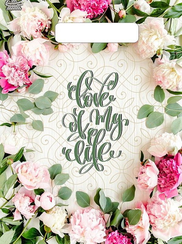 Пакет (вырубная руч.) 300*200мм. Романтичный 242811 Т-П