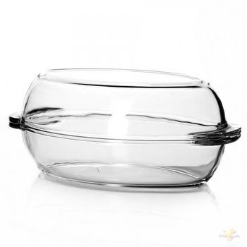 Утятница д/СВЧ 2,0л. 59022 с крышк. (33,5*19*12см.) Турция