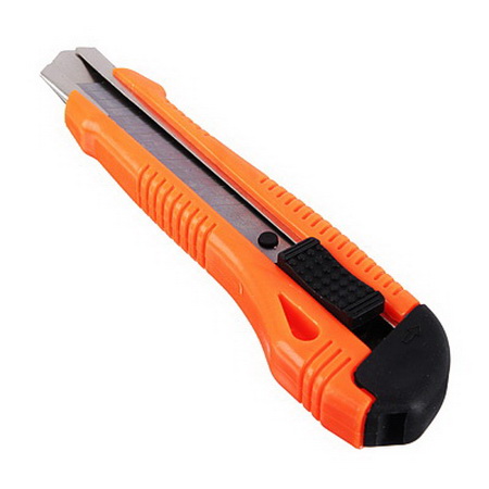 Нож пистолетный 641-095 с фиксатором и запасным лезвием 18мм. 329, 328 Гала