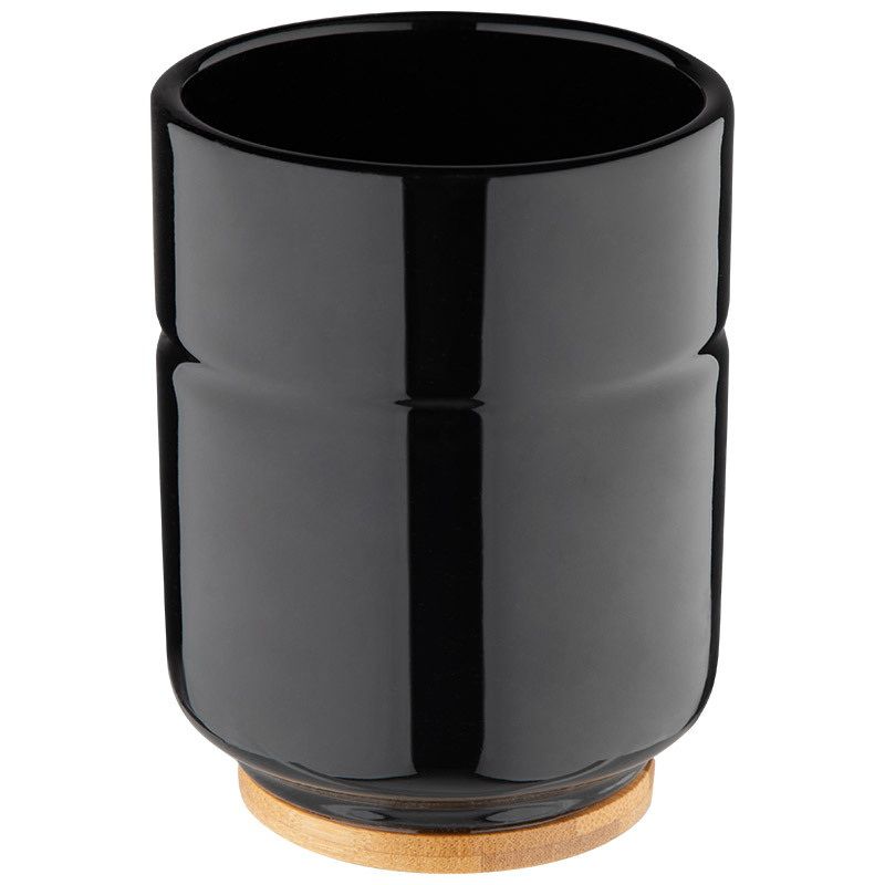 Стакан д/ванной "Barcelona" 106618 (керам./бамбук) Скр