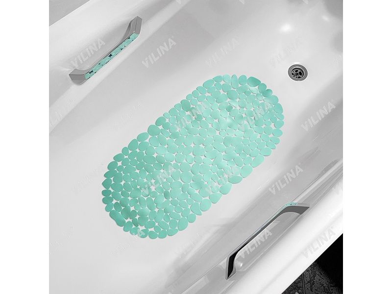 Коврик д/ванны на присосках 36*69см. "Морская галька" 6805(4261/4262/4263/8936)/30536/9819/30535 М