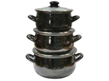 Набор №03 "Bon appetit" 8DB035S (3к.: 2/4/5л.) Vitross вишн. Чер