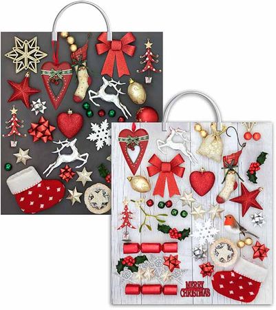 Пакет (пласт.руч.) 440*400мм. Коллаж сталь и беж 168604 Т-П