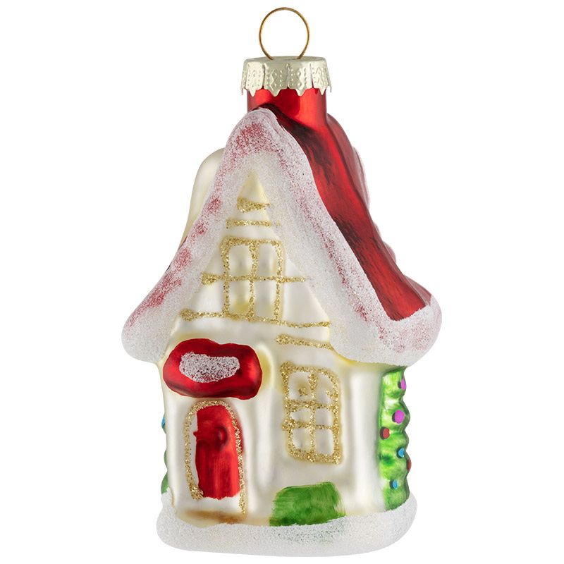 Подвесн.украш. "Избушка" 108592 (стекл.) Скр