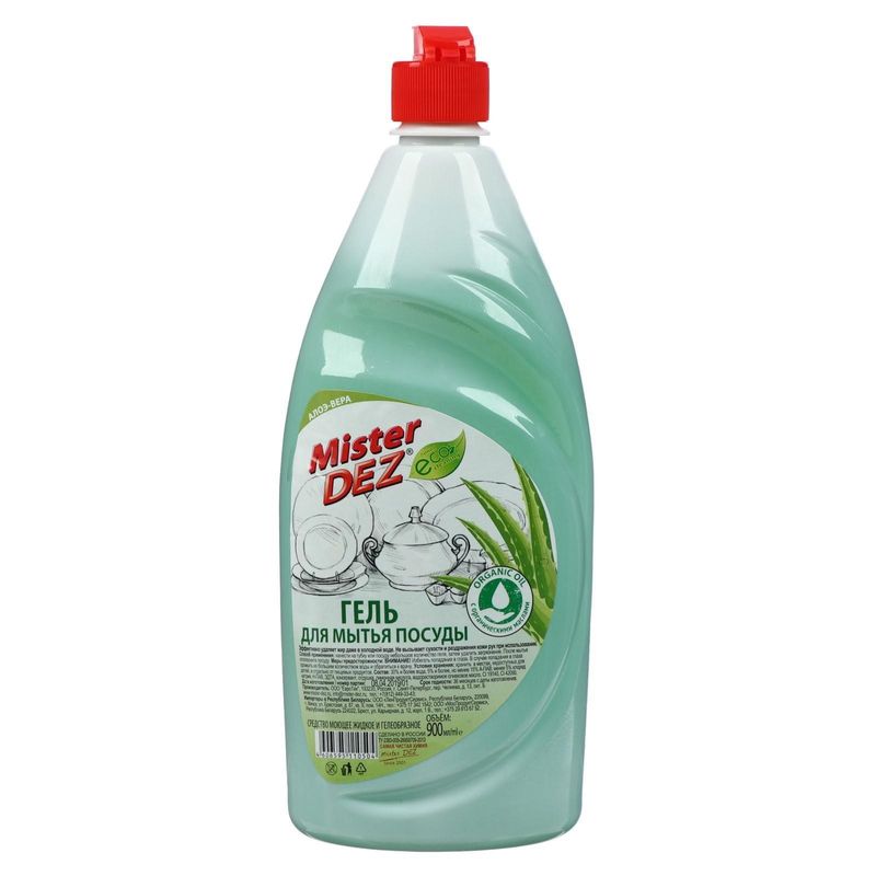 Гель д/посуды MISTER DEZ "Алоэ-вера" 0,9л. 62345/1445-14 .