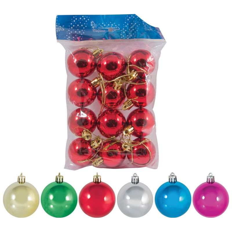 Шары SYCB17-647 (набор 12шт.) d4см. 003418 Скр.