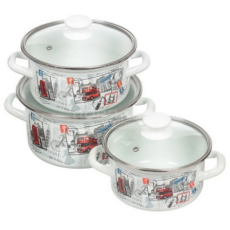 Набор "Отдых-5-1-Люкс" (3к.: 1,9/2,5/5л.ст/кр. ) черн. Керчь