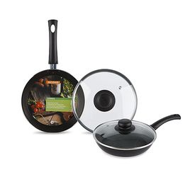 Сковорода К-У а/пр. RС-007 d200мм. ст/крышк. CONSUL