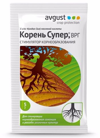 КОРЕНЬ Супер  5гр. (стимулятор корнеобразования) Август