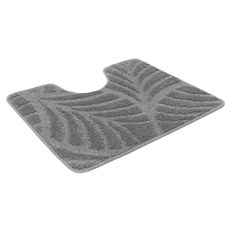 Коврик д/туалета SH АКТИВ icarpet 50*60 пепельный 891891/891938/891914 (с вырезом) Ш