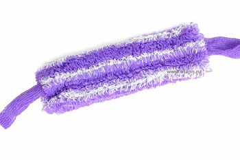 Мочалка банная ТРАВКА-полоска (18*42см.) МБт-5 Д