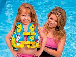 Жилет надувной Забавные рыбки Intex 59661(359-224) д/3-5лет