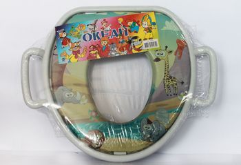 Вкладыш детск. д/унитаза "ОКЕАН" 103-532 мягк. с руч. с рис. Нов.