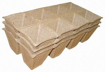 Горшочек торфяной 0,2л. (70*70мм.) квадр. (набор 24шт.)