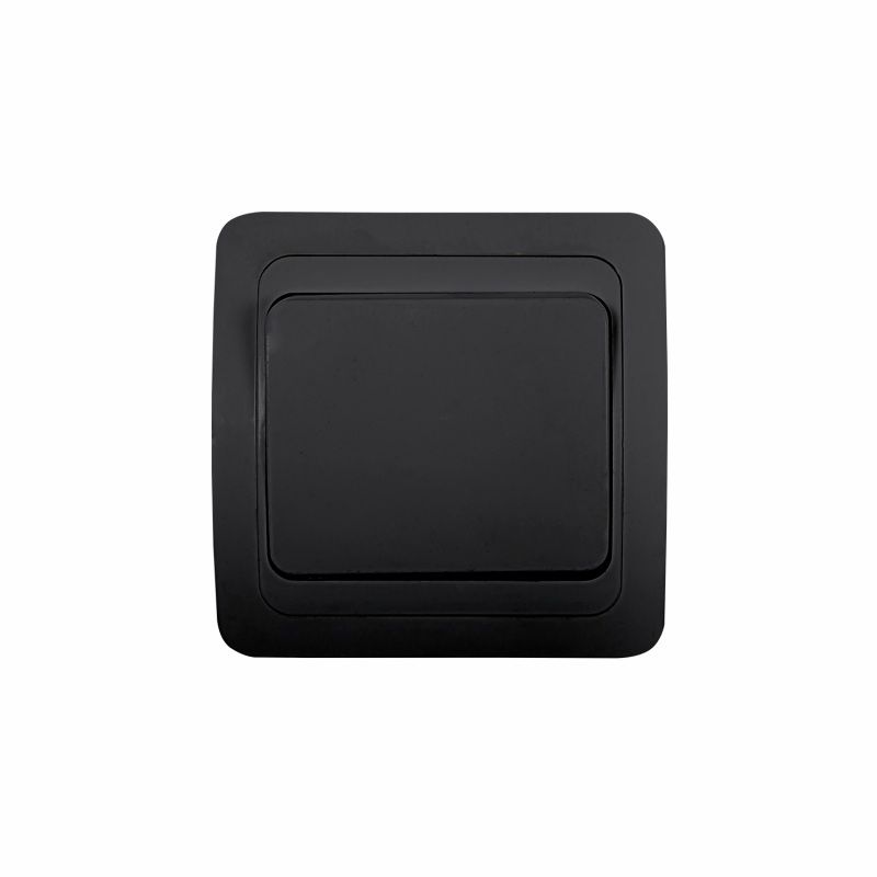 Выкл. 2021-B CLASSICO 1кл. черный скр.\пр