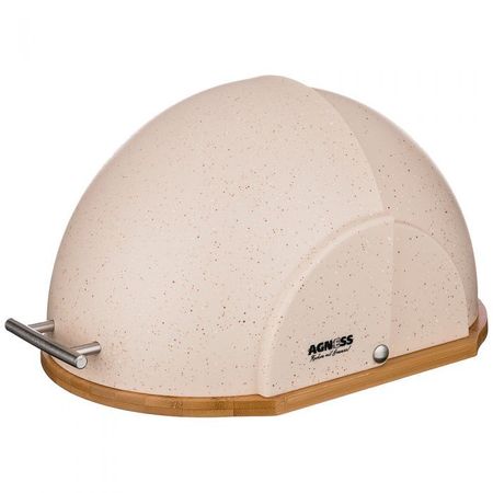 Хлебница 938-052 (36*26*20)дерев. с пл. крышкой ВД