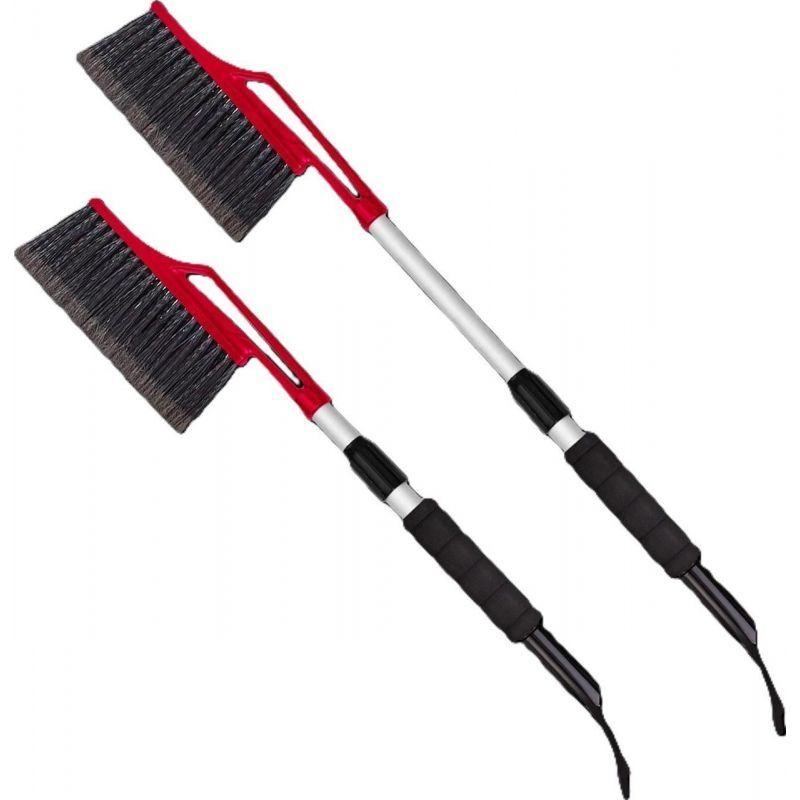 Щетка д/автомобиля со скребком Spin&Clean Techno ПЦ80071 телескоп. (67-87см.)