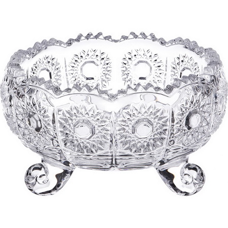 Конфетница 195-130 "Muza Crystal" d 11см (стекло) ВД