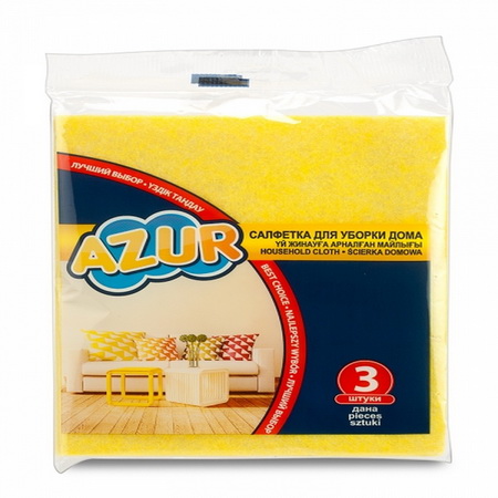 Салфетка дом. 2012 (3шт.) Азур