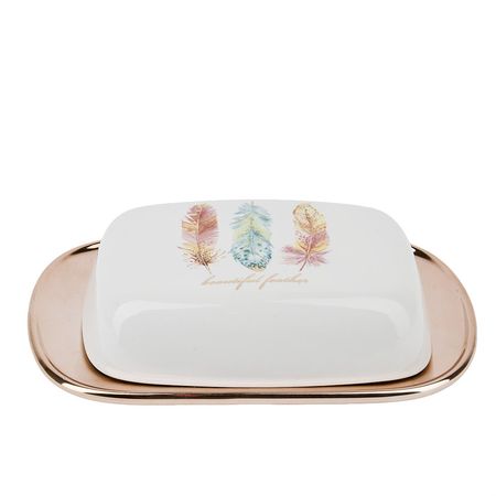 Масленка 1750178 "Перья"  (подар.уп.) ЕНС