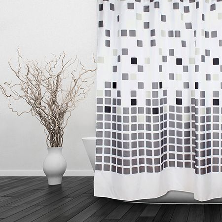 Занавес д/ван.комн. 180*180см. 5697 Тетрис ВТ-822169 М.