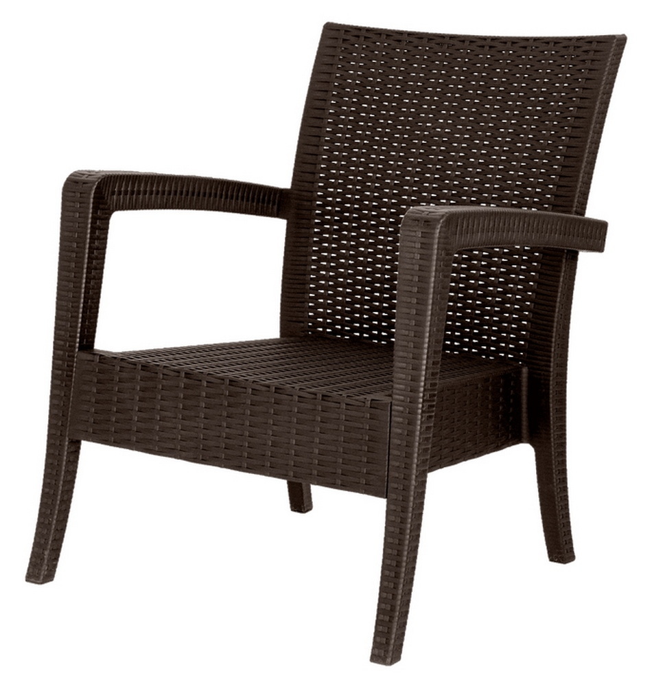 Кресло-диван "RATTAN" Ola Dom 1804 (коричневый) (А-П)